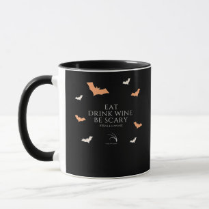 Hallowine Halloween citaat Eet Drink Mok
