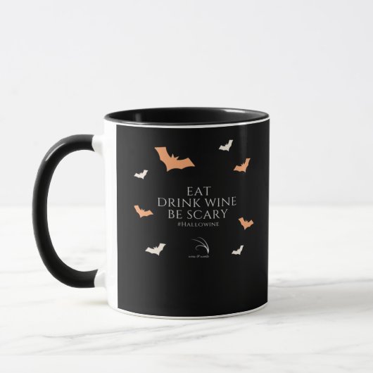Hallowine Halloween citaat Eet Drink Mok (Links)