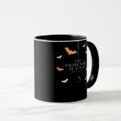 Hallowine Halloween citaat Eet Drink Mok (Voorkant rechts)