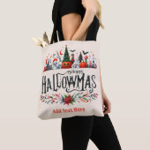 Hallowmas Allerheiligen Kerst Mashup Tote Bag (Dichtbij)