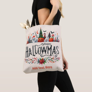 Hallowmas Allerheiligen Kerst Mashup Tote Bag