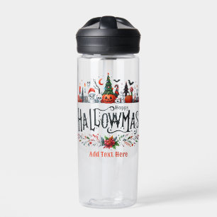Hallowmas Halloween Kerst Mashup Waterfles