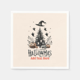 Hallowmas Halloween Kerstmis Mashup Servet