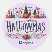 Hallowmas Stickers Halloween Kerst Mashup (Voorkant)