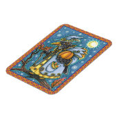 HALLOWS EVE BLACKBIRD WIZARD, HALLOWEEN RAVEN MAGNEET (Linkerzijde)