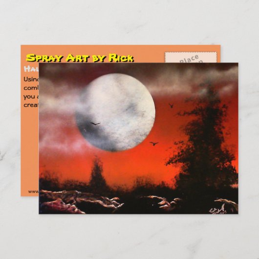 Hallow's Eve Briefkaart (Voorkant / Achterkant)