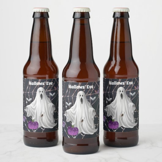 Hallows' Eve Ghost Bier Etiket (Flessen)