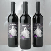 Hallows' Eve Ghost Wijn Etiket