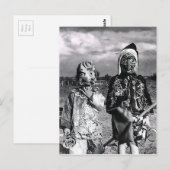 Hallow's Eve of Yesteryear Maskers Briefkaart (Voorkant / Achterkant)