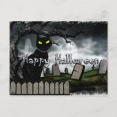 Hallows Graveyard Halloween Briefkaart (Voorkant)