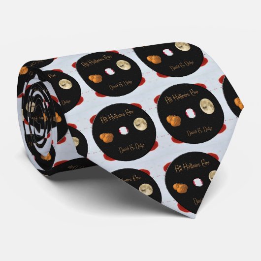 Hallows-schijflabel Stropdas (Opgerold)