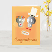 Hallows Wedding kaart (Gele Bloem)