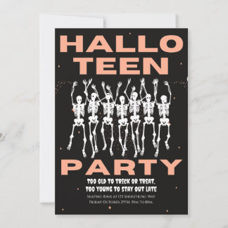 HallowTeen Party, Halloween Party voor Tiener Kaart