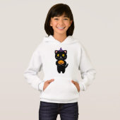 Hallowwen Cat Hoodie (Voorkant volledig)