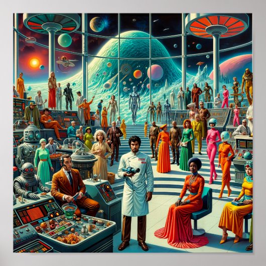 Halls of Justice Poster (Voorkant)