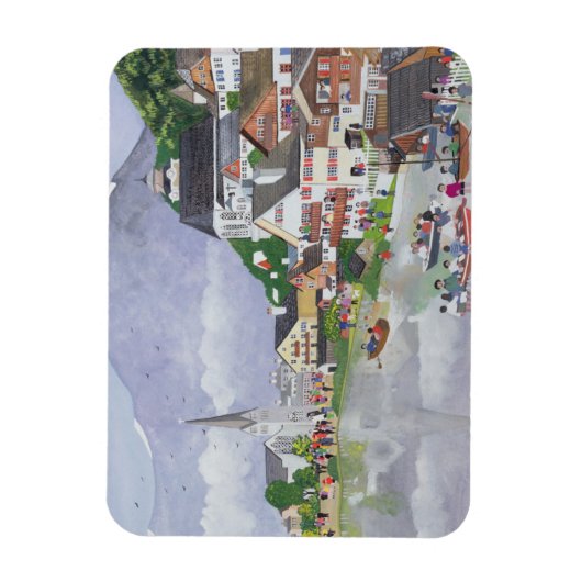 Hallstadt Austria Magneet (Verticaal)