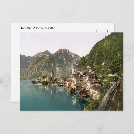 Hallstatt Austria briefkaart (Voorkant / Achterkant)