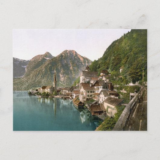 Hallstatt Austria briefkaart (Voorkant)