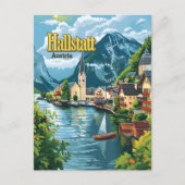Hallstatt Austria Briefkaart (Voorkant)