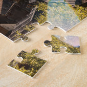 Hallstatt Austria, Bright Sunbeams Boven Houses Legpuzzel (Zijkant)