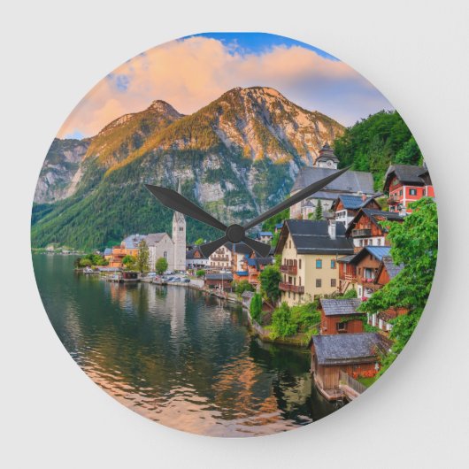 Hallstatt Austria Grote Klok (Voorkant)
