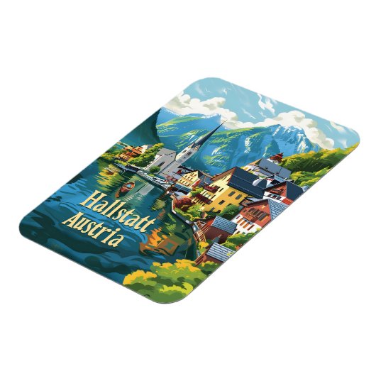 Hallstatt Austria Magneet (Linkerzijde)