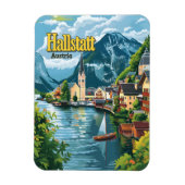 Hallstatt Austria Magneet (Verticaal)