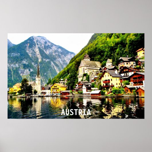 HALLSTATT, AUSTRIA POSTER (Voorkant)