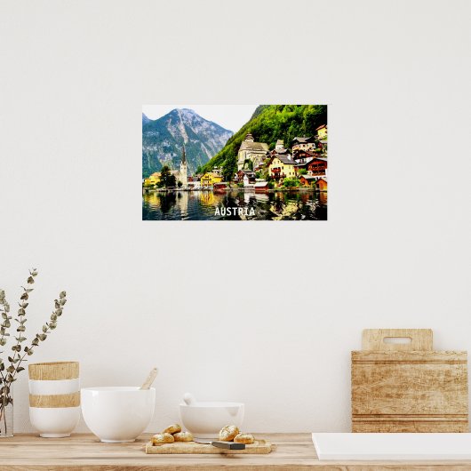 HALLSTATT, AUSTRIA POSTER (Keuken)