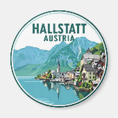 Hallstatt Austria Travel Magneet (Voorkant)