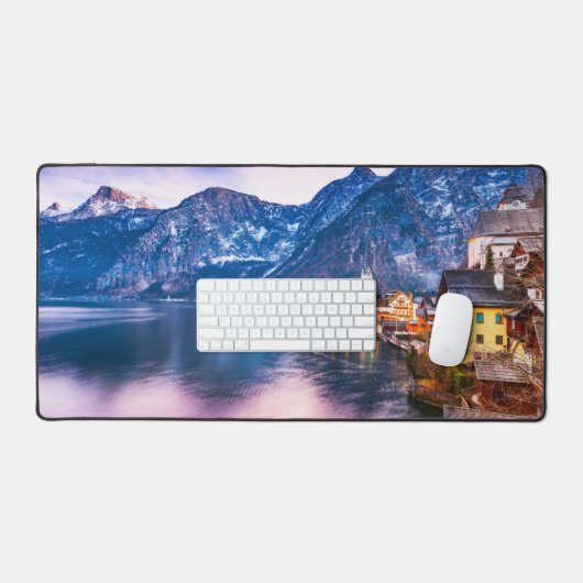 Hallstatt dorp Oostenrijk Bureaumat (Keyboard & Muis)