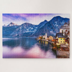 Hallstatt dorp Oostenrijk Legpuzzel