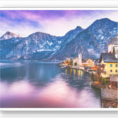 Hallstatt dorp Oostenrijk Sticker (Voorkant)