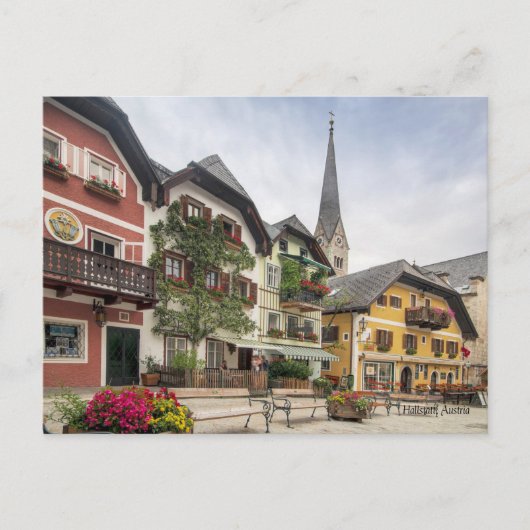 Hallstatt, foto van Oostenrijk Briefkaart (Voorkant)