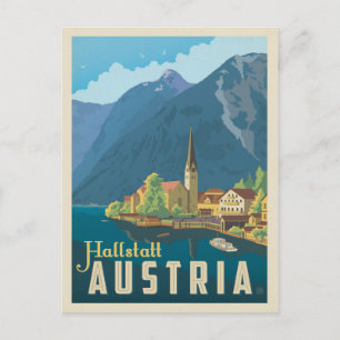 Hallstatt, Oostenrijk Briefkaart