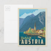 Hallstatt, Oostenrijk Briefkaart (Voorkant / Achterkant)