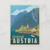 Hallstatt, Oostenrijk Briefkaart (Voorkant)