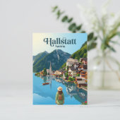 Hallstatt Oostenrijk Briefkaart (Staand voorkant)