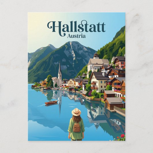 Hallstatt Oostenrijk Briefkaart (Voorkant)