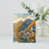 Hallstatt Oostenrijk Briefkaart (Staand voorkant)