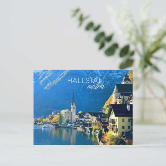 Hallstatt, Oostenrijk Briefkaart (Staand voorkant)