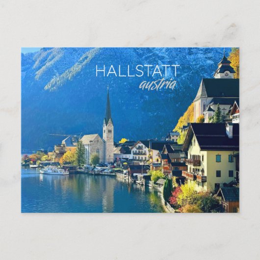 Hallstatt, Oostenrijk Briefkaart (Voorkant)