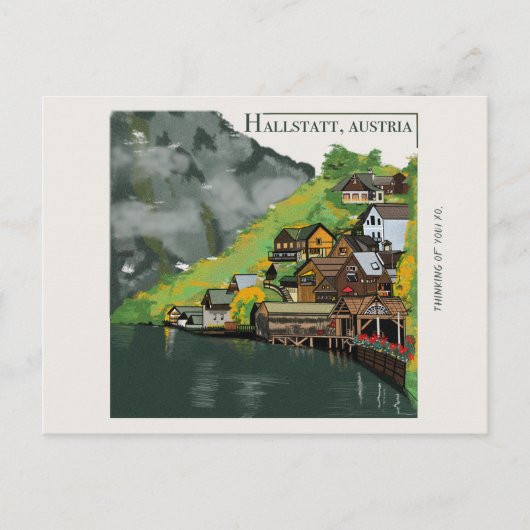 Hallstatt, Oostenrijk Briefkaarten (Voorkant)