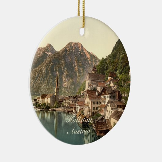 Hallstatt, Oostenrijk Keramisch Ornament (Rechts)