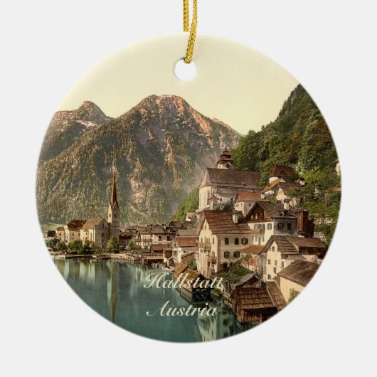 Hallstatt, Oostenrijk Keramisch Ornament (Voorkant)