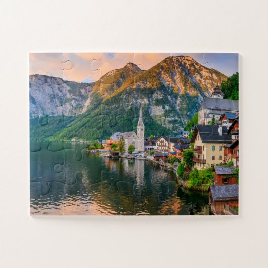 Hallstatt, Oostenrijk. Legpuzzel (Horizontaal)