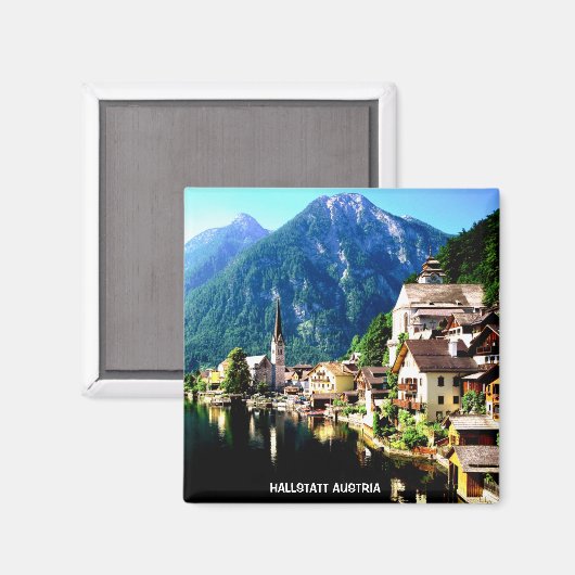 HALLSTATT OOSTENRIJK MAGNEET (Voorkant / Achterkant)