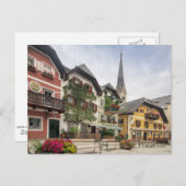 Hallstatt, Oostenrijk pittoreske foto Briefkaart (Voorkant / Achterkant)