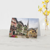 Hallstatt, Oostenrijk pittoreske foto Kaart (Gele Bloem)