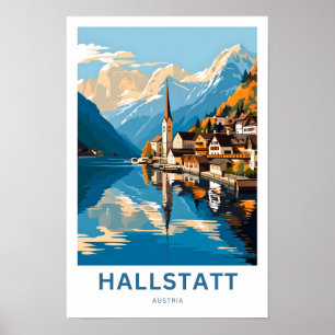Hallstatt Oostenrijk Reisprint Poster